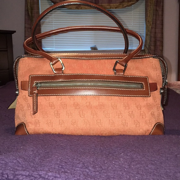 Dooney & Bourke Classic Fabric and Leather Bag - Picture 4 of 10